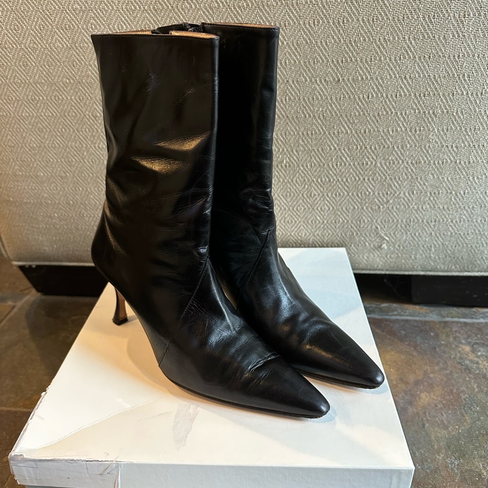 MANOLO BLAHNIK Alice Plain Calf size 38